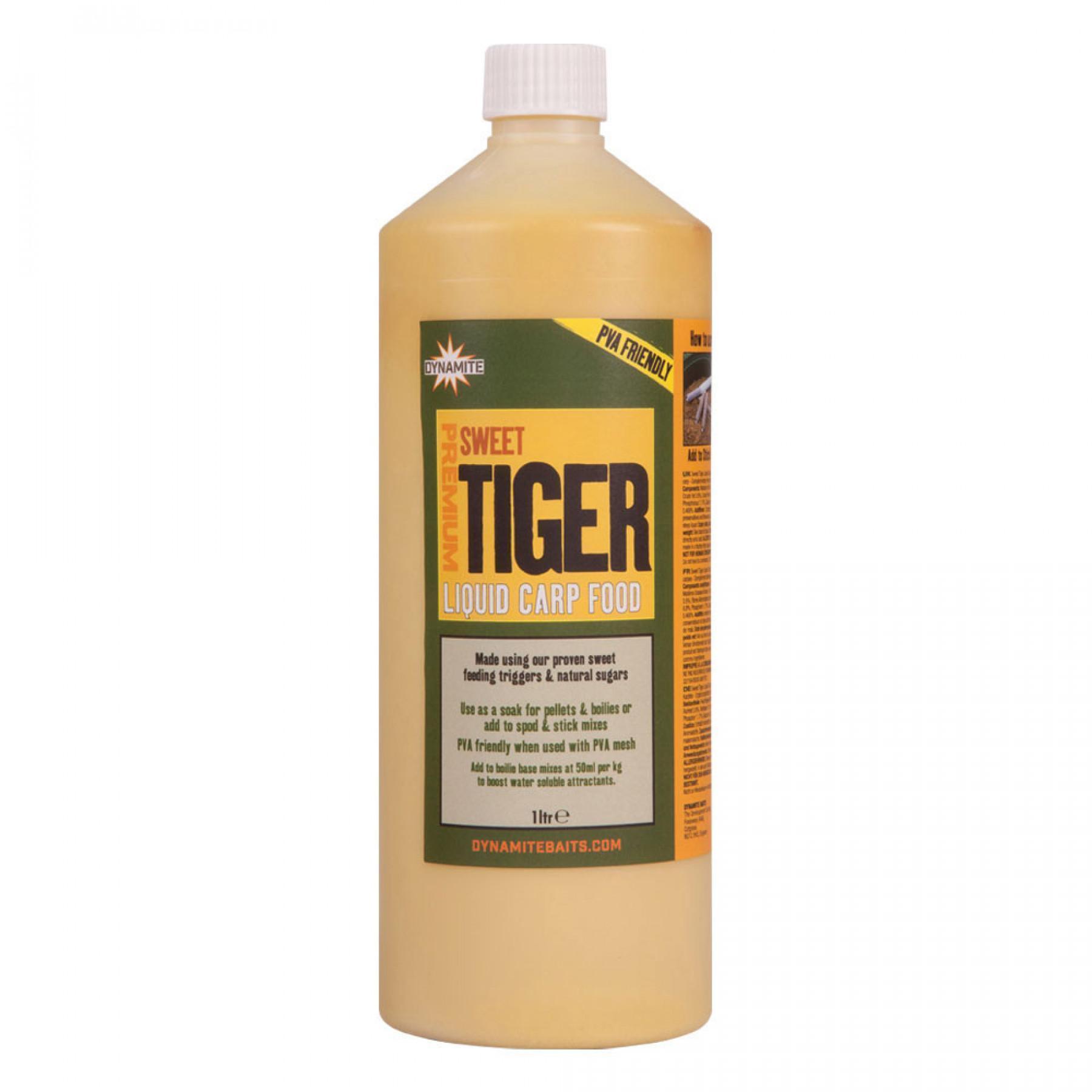 Refuerzo para carpas dynamite baits sweet tiger liquid carp food 1 litre