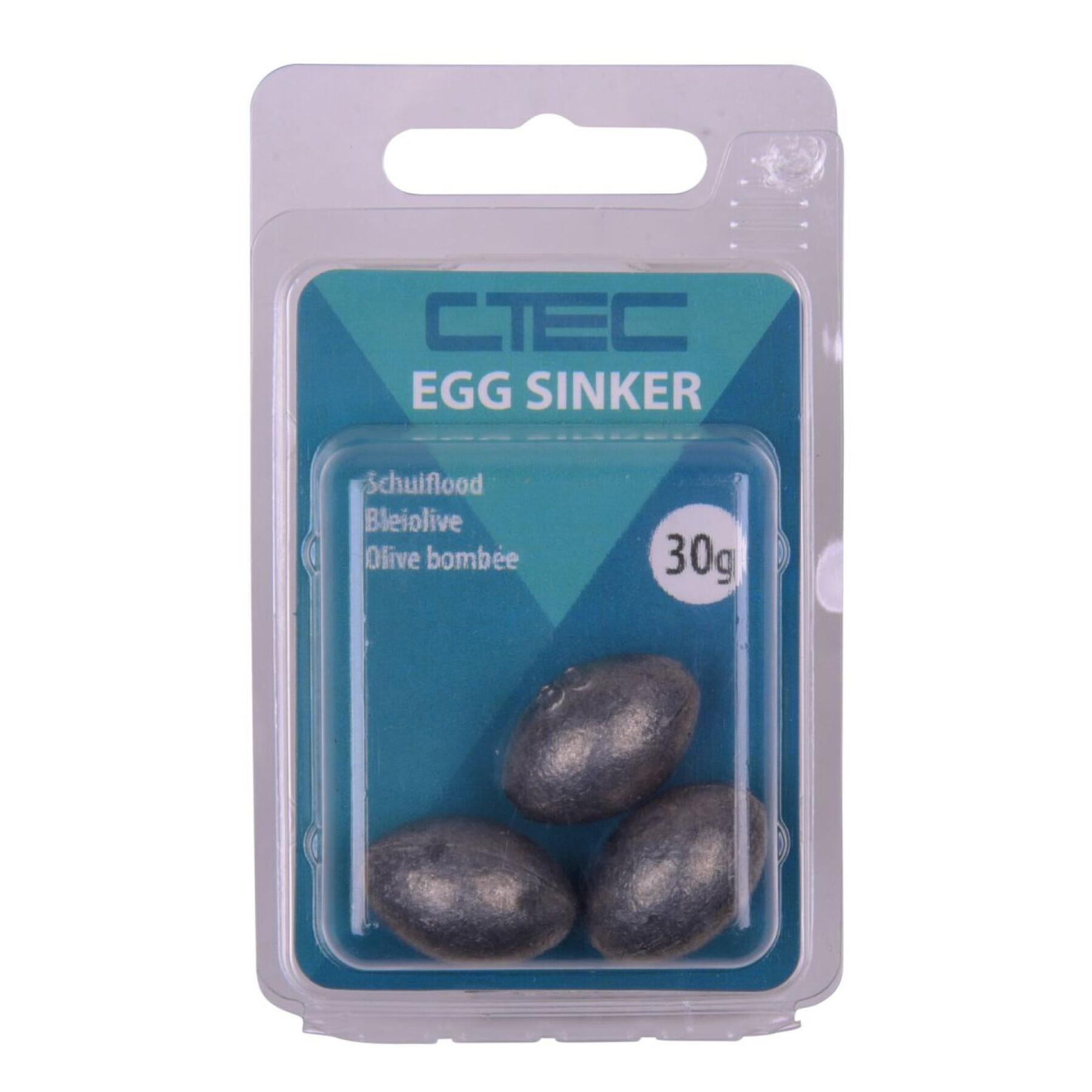 Juego de 5 pellets C-Tec Egg Sinkers 5 g