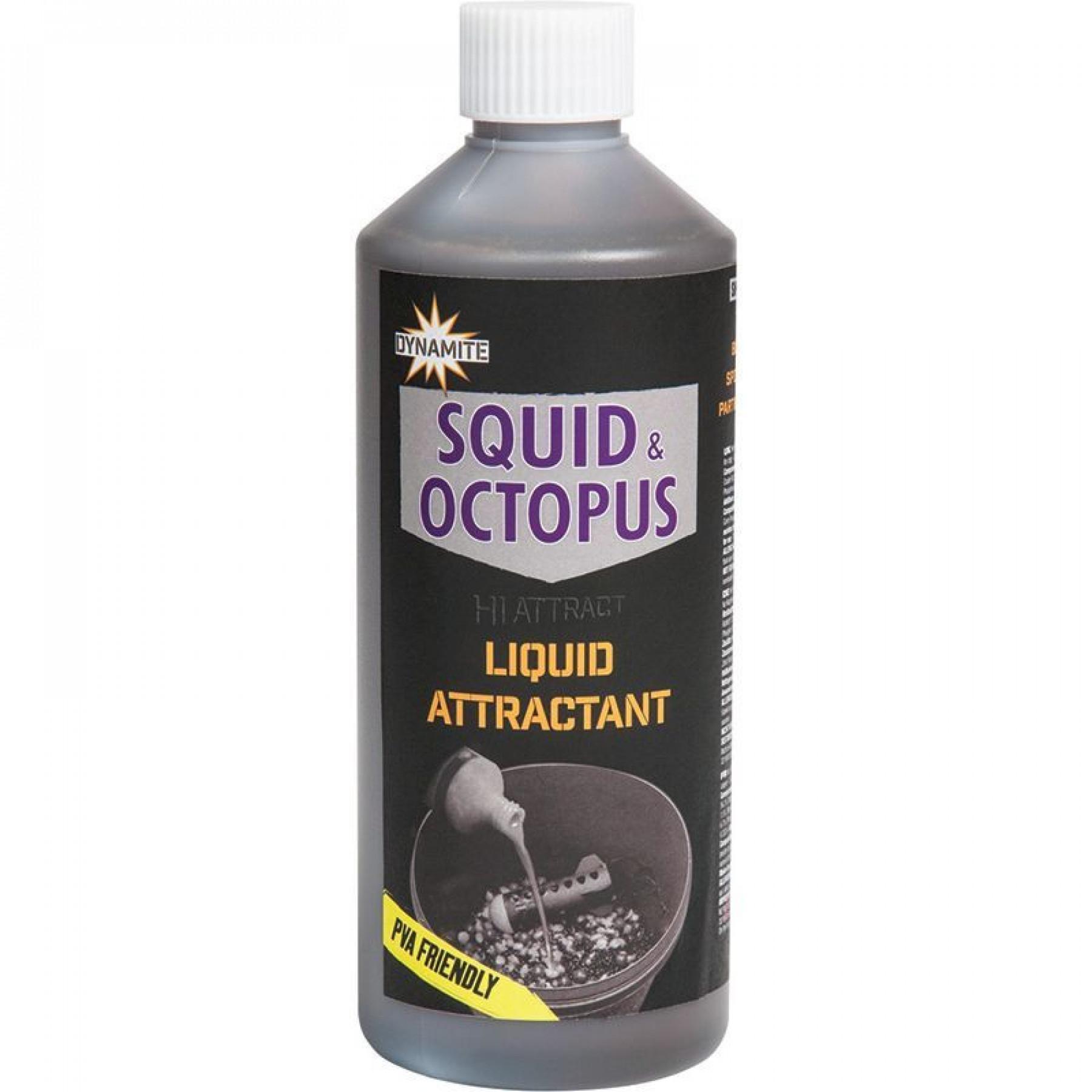 Líquido Dynamite Baits Squid&Octopus 500ml