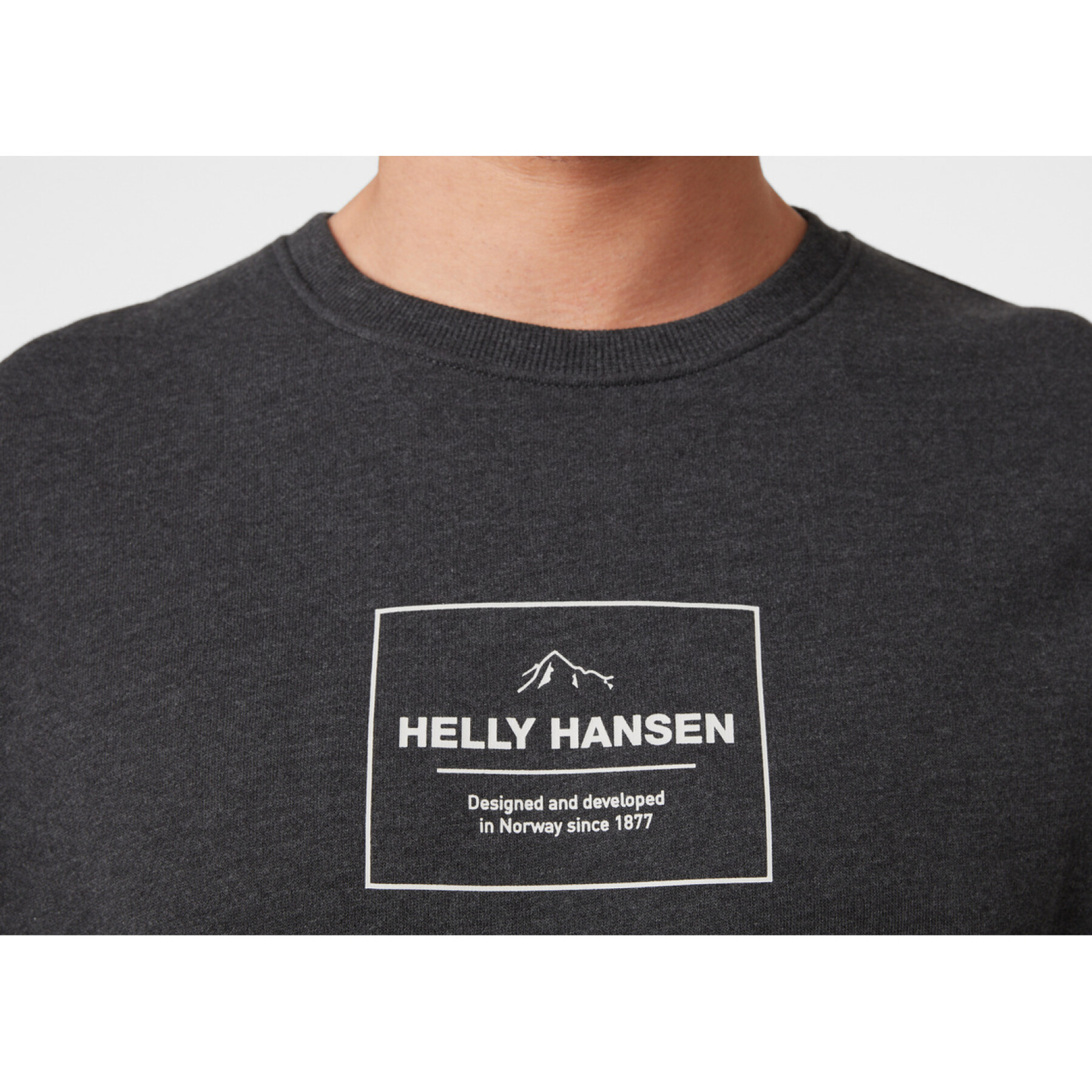 Sudadera de algodón con capucha Helly Hansen f2f organic