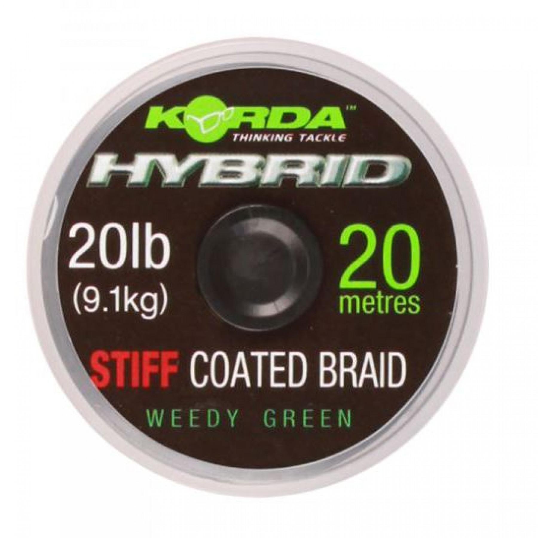 Híbrido rígido Korda 20lb (9kg), 20m, Weedy vert