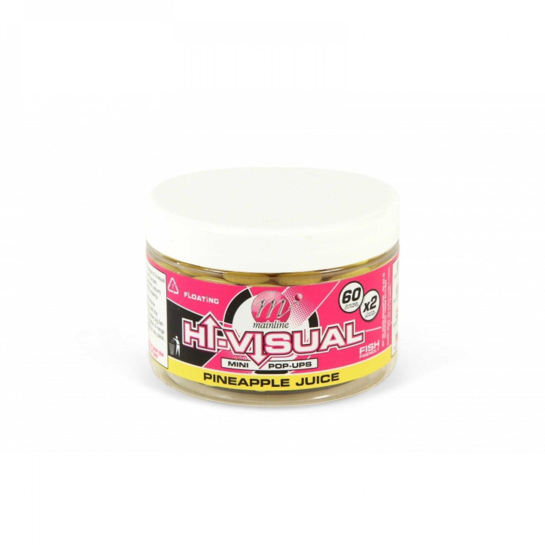 Boilies Mainline High Visual Mini Pop-ups 50 ml