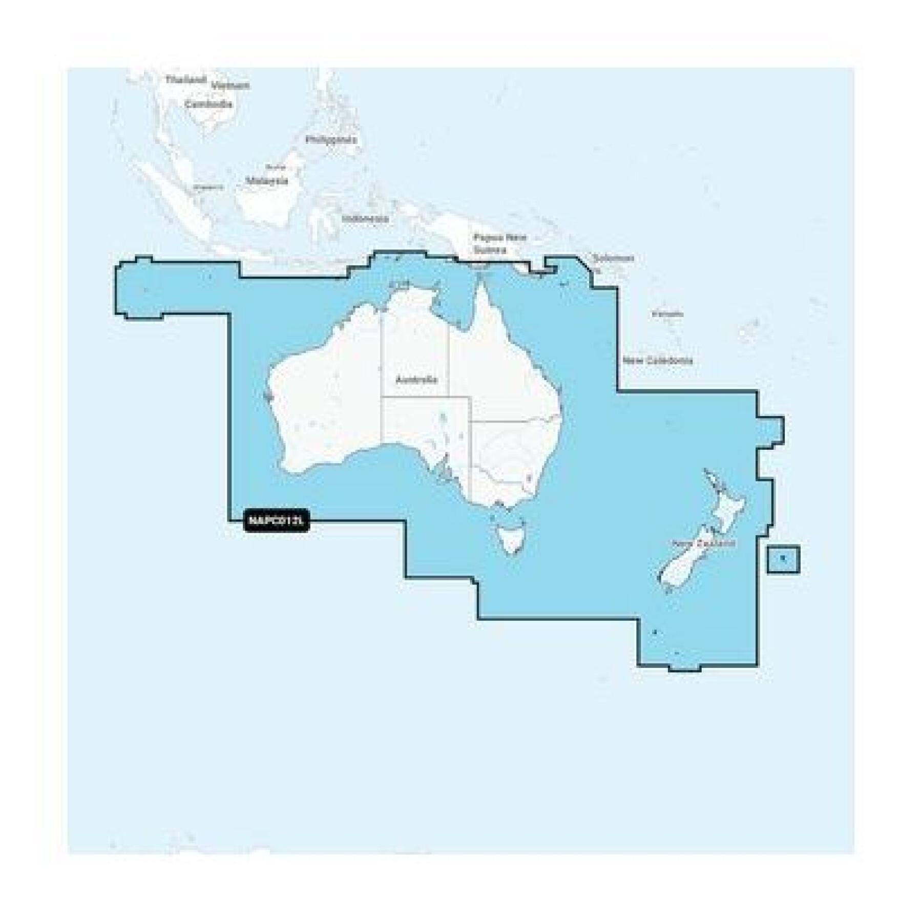 Mapa de navegación australie y nueva zelanda Navionics SD