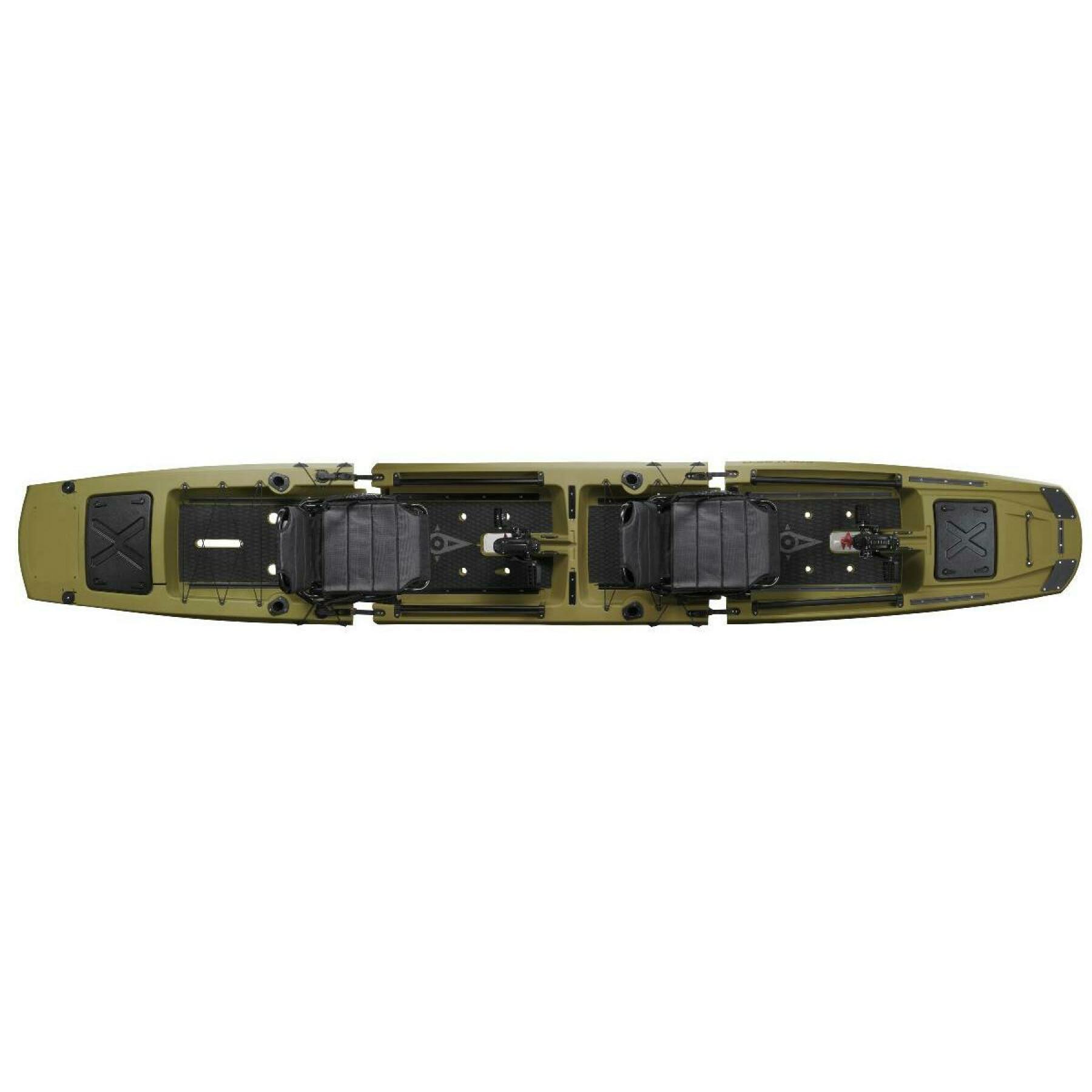 Kayak de pesca biplaza modular Point 65°N kingfisher duo