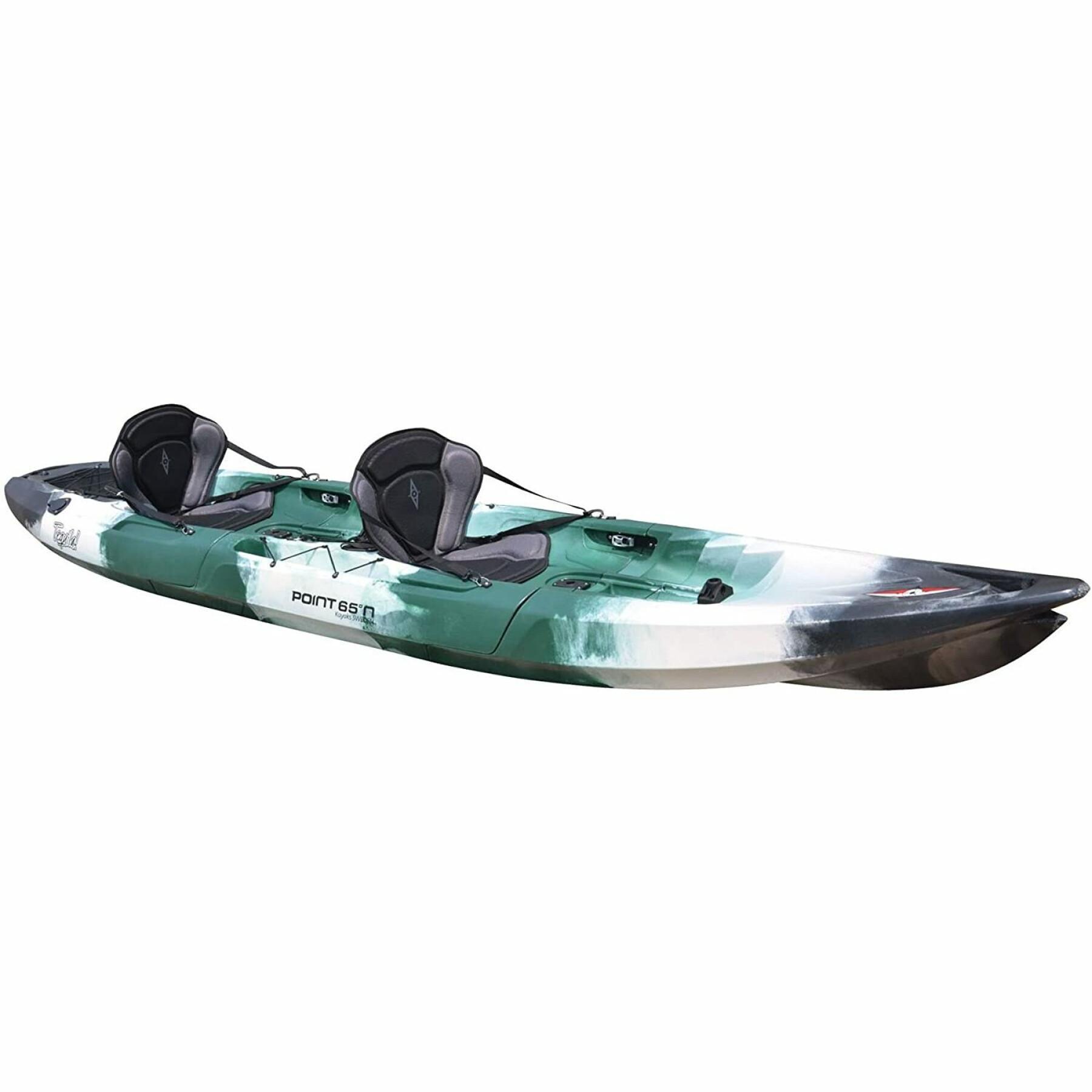 Kayak de pesca biplaza modular Point 65°N tequila angler duo