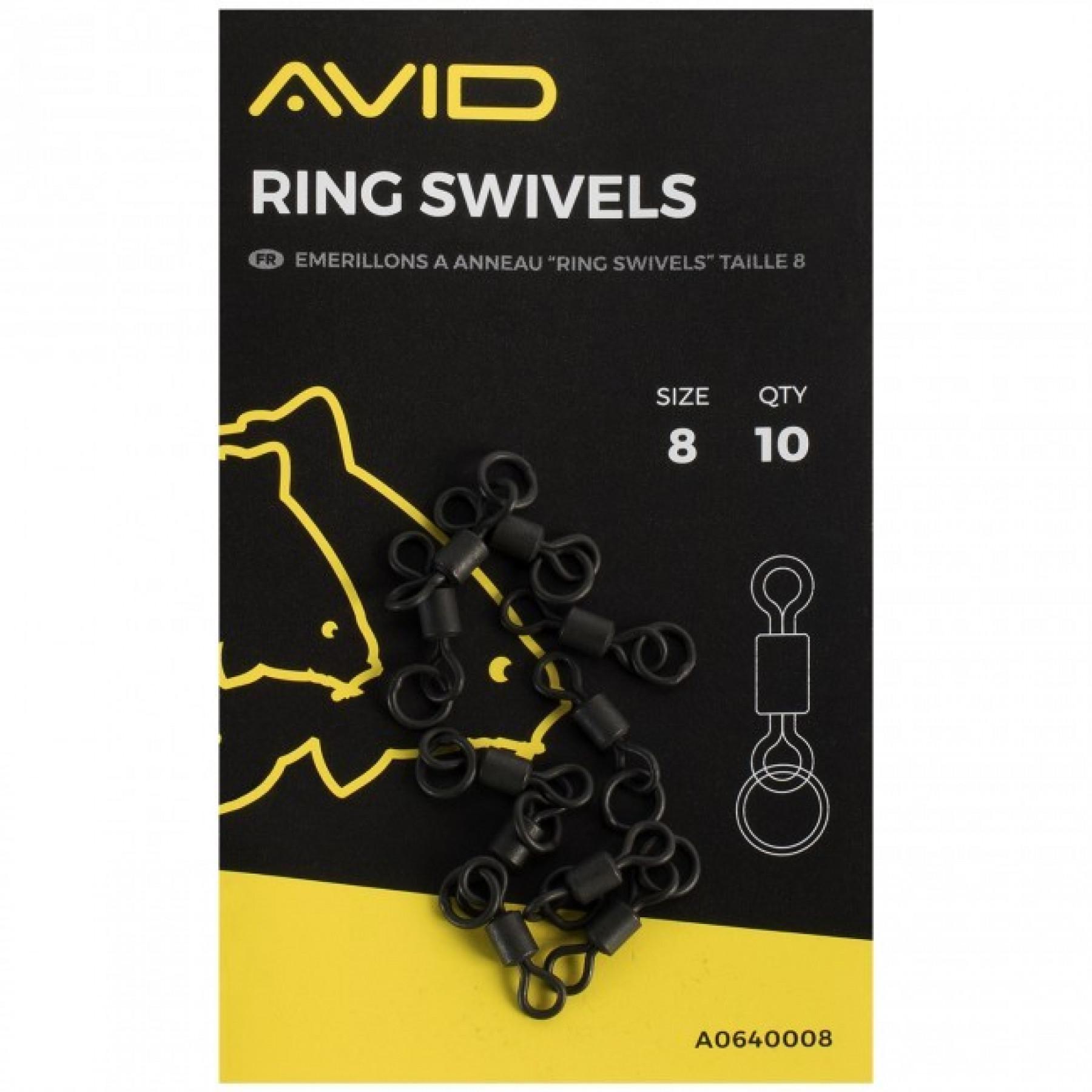 Mariposas Avid Carp ring swivels 10x5
