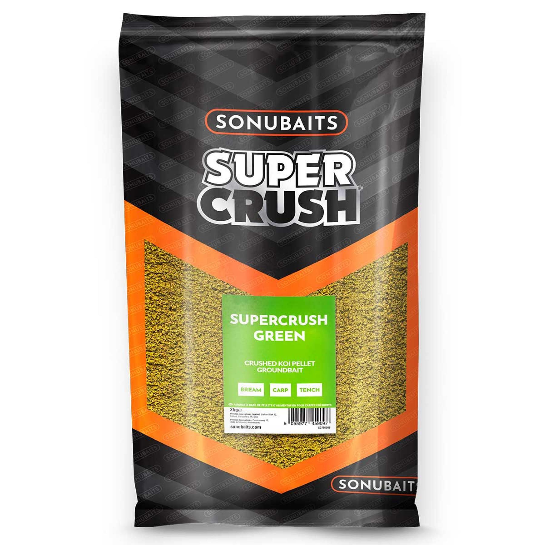 Mezcla de nutrientes Sonubaits Supercrush vert 2kg