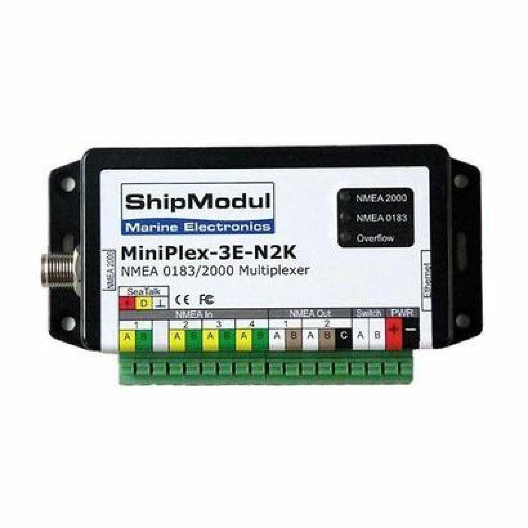 Multiplexor versión Ethernet ShipModul Miniplex-3E-N2K