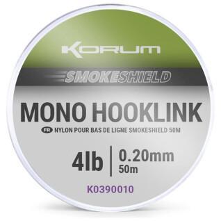 Enlace Korum smokeshield mono hooklink 0,20mm 1x5