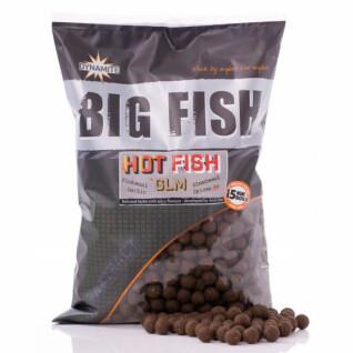 Boilies densos Dynamite Baits Hot Fish & Glm 15 mm 1.8 kg
