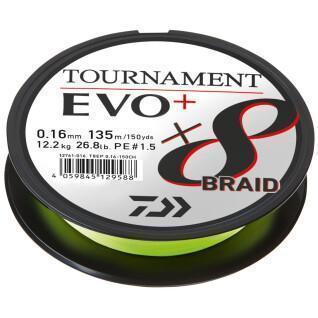 Trenza Daiwa Tournament 8 Braid Evo + vert