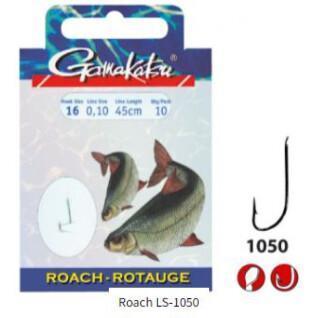 Paquete de 10 ganchos Gamakatsu Roach LS-1050