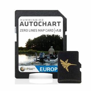 Software con tarjeta sd Humminbird Autochart (600031-1M) Zeroline EU