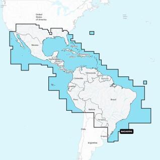 Mapa de navegación + sd grande - méxico - caribe - brasil Navionics