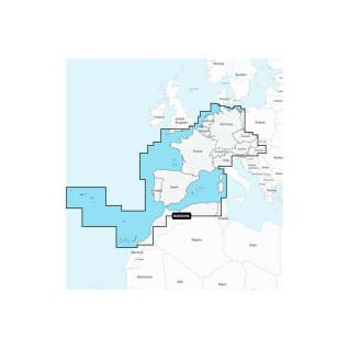 Mapa de navegación + sd grande - europa occidental - platino central Navionics