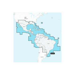 Mapa de navegación + sd grande - méxico - caribe - brasil platino Navionics