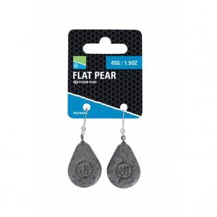 Plomos Preston Flat Pear Lead 15g 2x5